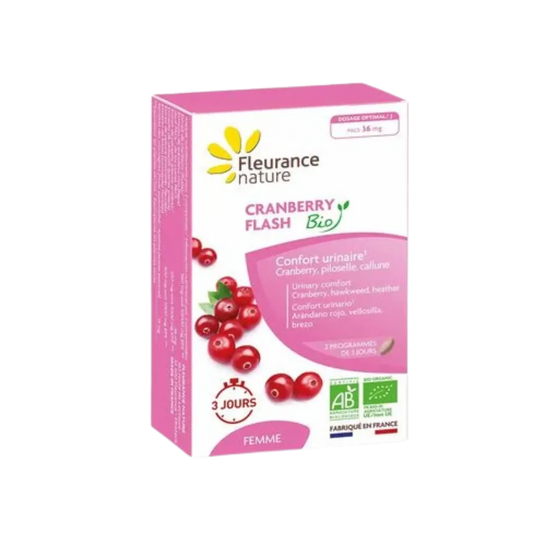 Organic Cranberry Capsules – Supports Urinary Tract Balance | Vegan, Made in France
