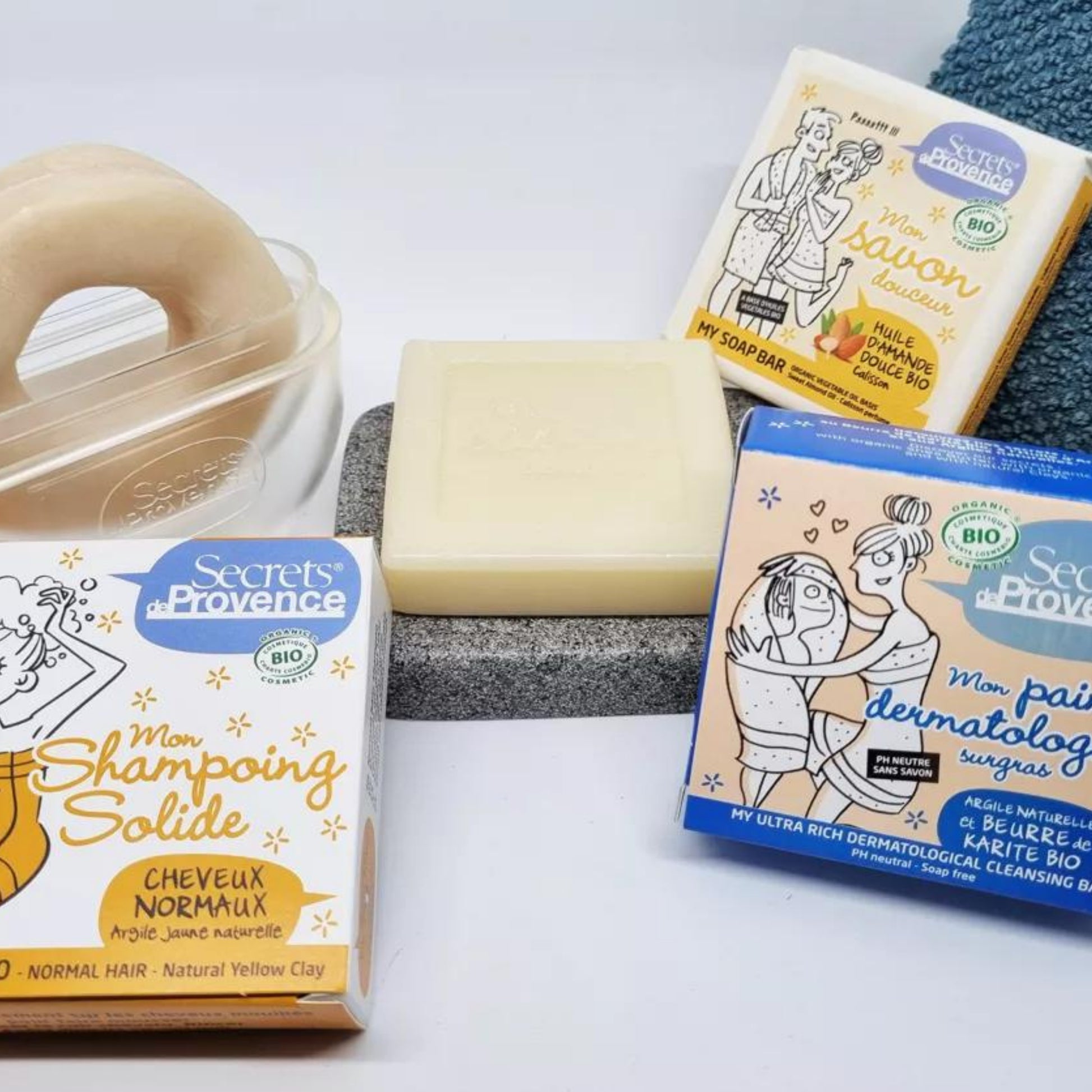 Gentle Red Clay Organic Soap with Provence Wood Scent - Pure n' Bio