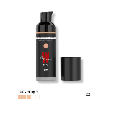 Organic Fluid Foundation – كريم أساس سائل عضوي | Pure n Bio الصيدلية الفرنسية