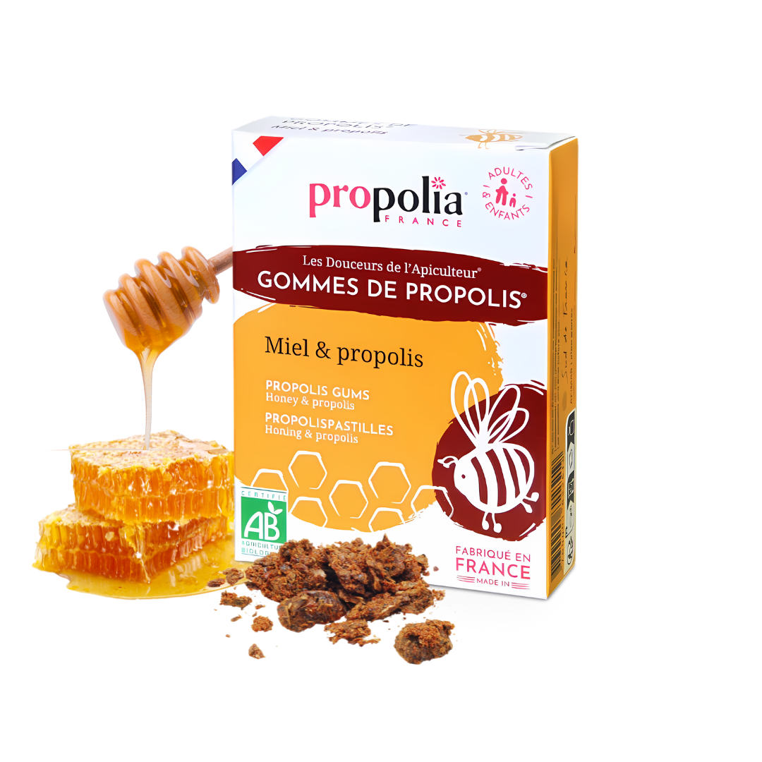 Organic Propolis Gums With Honey - Pure n' Bio