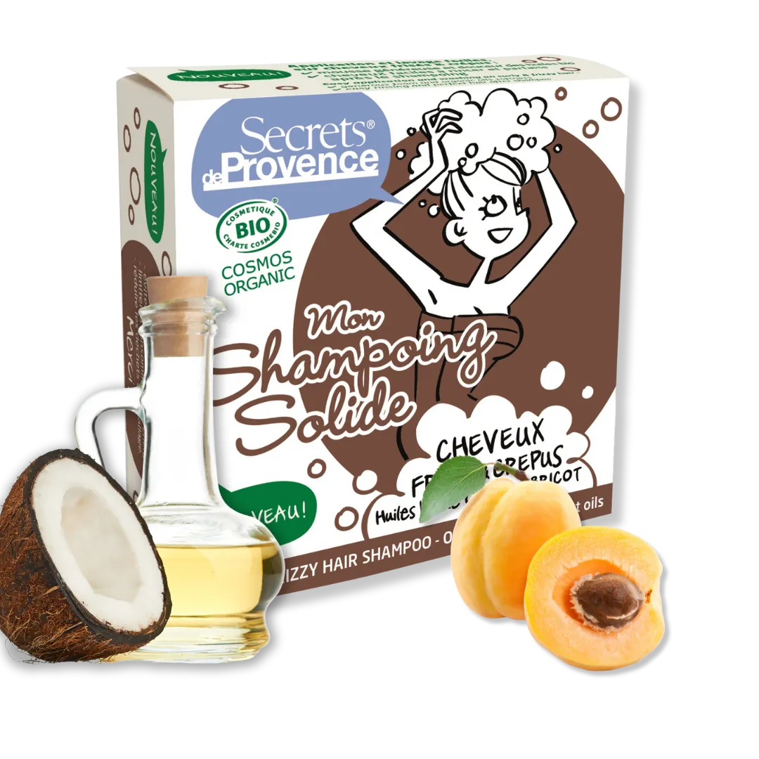 Organic Coconut Oil Solid Shampoo for Curly Hair - Pure n' Bio