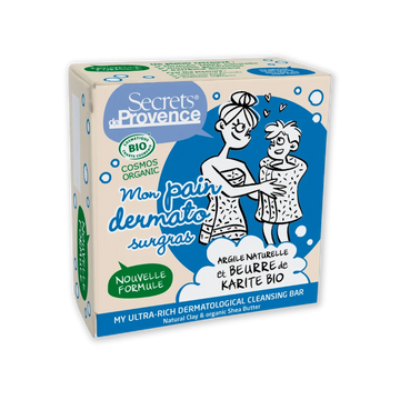 Organic Dermatological Soap with Clay & Shea Butter - Pure n' Bio