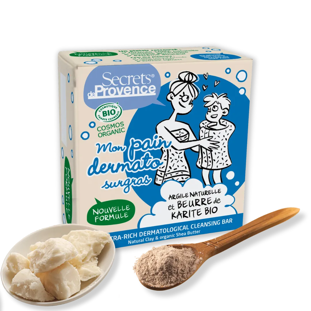 Organic Dermatological Soap with Clay & Shea Butter - Pure n' Bio