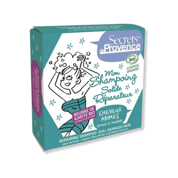 Organic Repair Solid Shampoo for Damaged Hair - Pure n' Bio