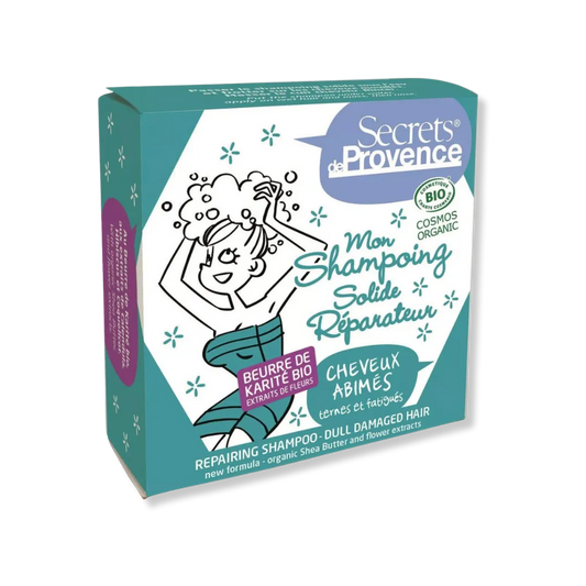 Organic Repair Solid Shampoo for Damaged Hair - Pure n' Bio