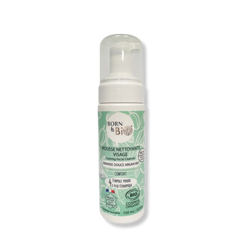 Argan Sweet Almond Face Organic Cleansing Foam - Pure n' Bio