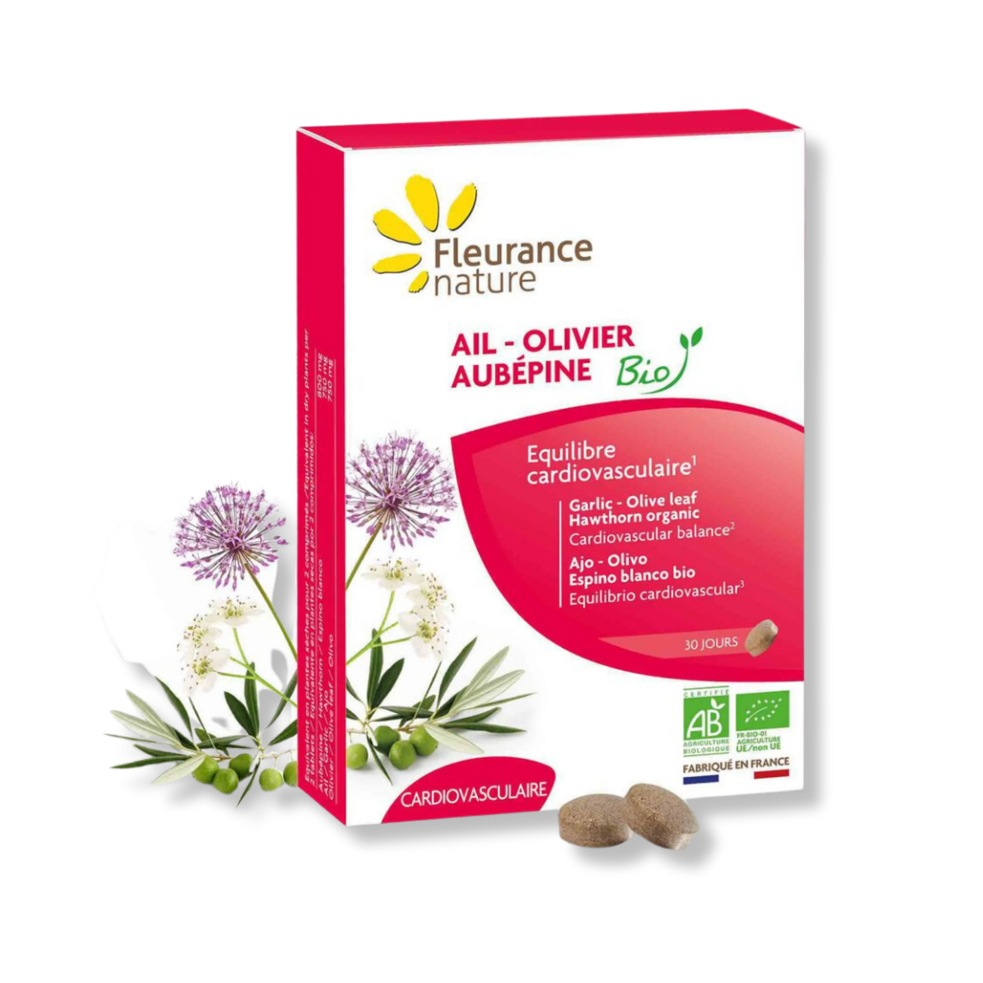 Organic Natural Food Supplement for Cardiovascular health - Pure n' Bio