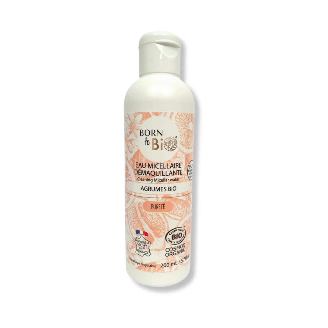 Organic micellar water for combination to oily skin