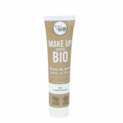 Organic certified French makeup base by Born to Bio - natural clean halal foundation primer, free delivery Saudi Arabia
