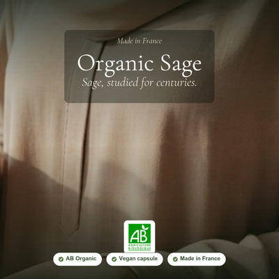 Organic Sage Supplement – Supports Hormonal Balance & Menstrual Comfort | Made in France