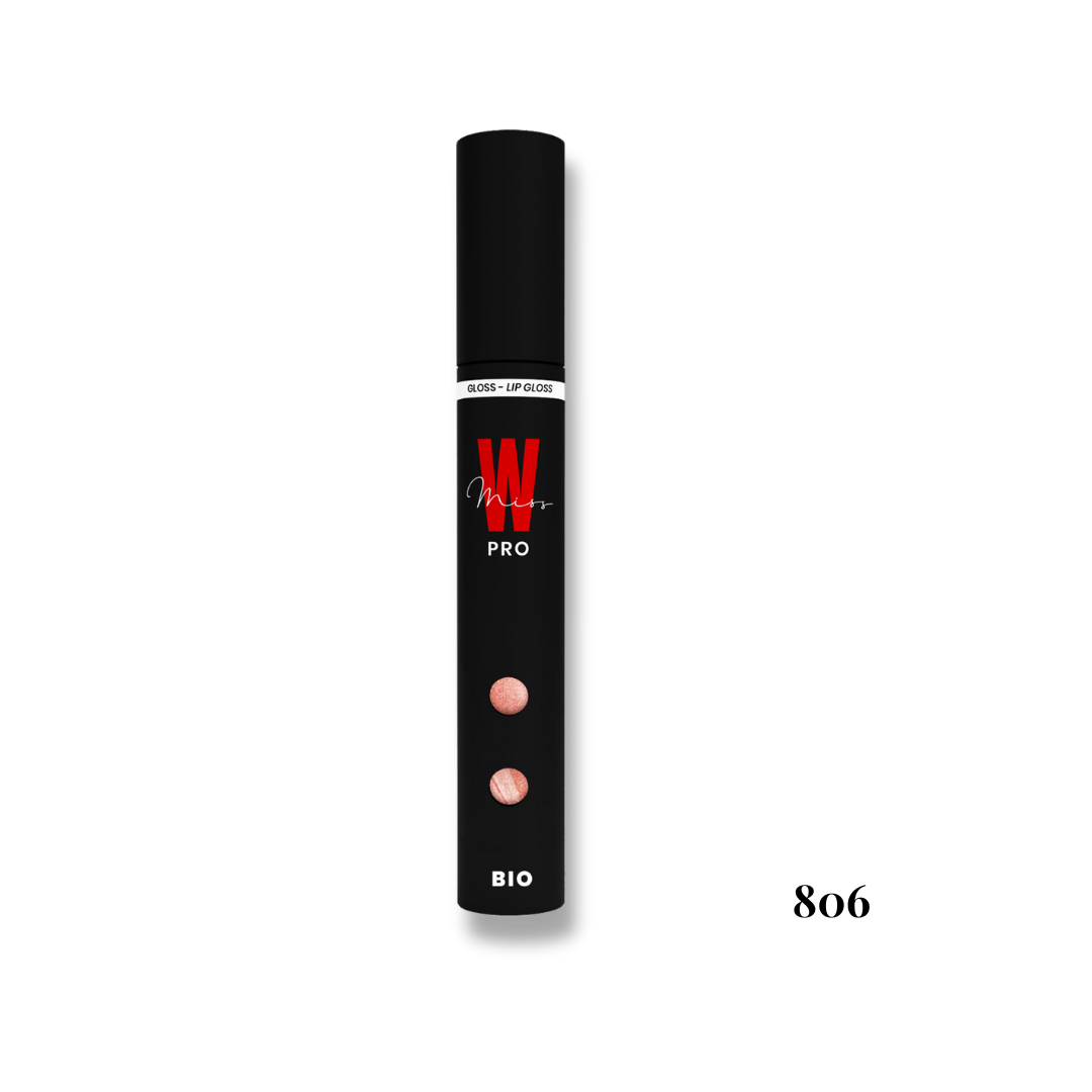 Organic Lip Gloss 60% Active Jojoba & Almond | Miss W Pro Pure n' Bio Organic Lip Gloss 60% Active Jojoba & Almond | Miss W Pro Pure n' Bio