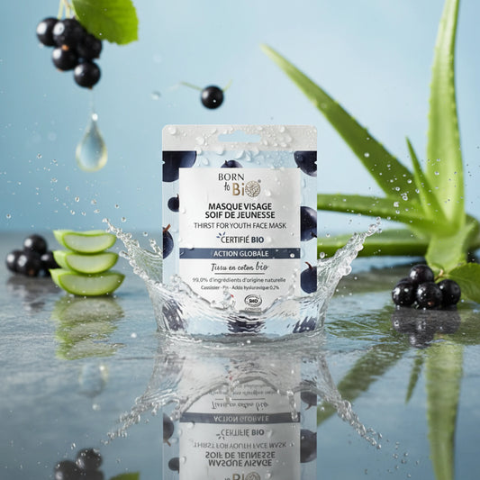 Organic Anti-Aging Cotton Face Mask – Made in Vichy, France | Born to Bio Vichy