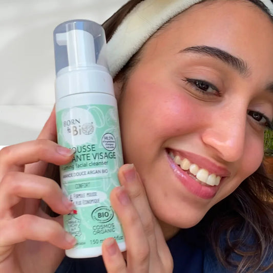 Argan Sweet Almond Face Organic Cleansing Foam