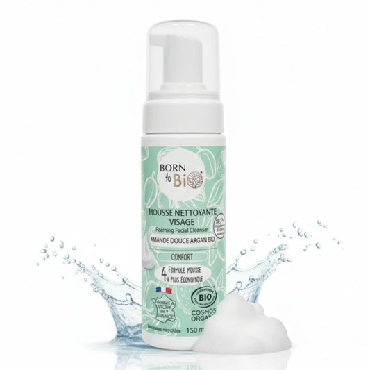Organic Almond & Argan Face Cleansing Foam | Born to Bio Vichy