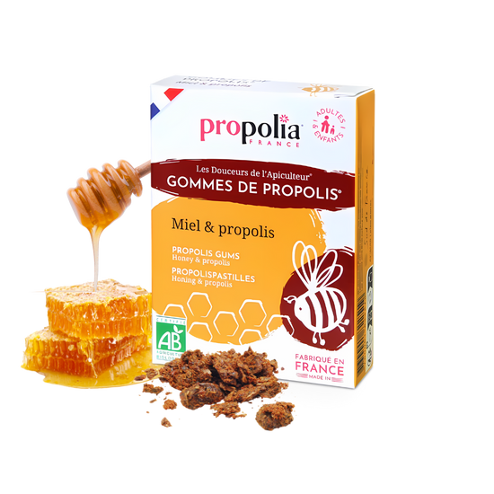 Organic Propolis Gums With Honey - Pure n' Bio