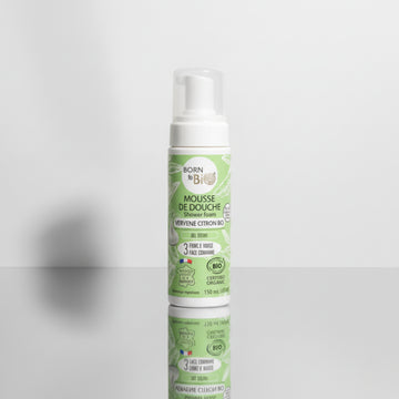 رغوة استحمام عضوية برائحة اللويزة والليمون – مُعتمدة عضويًا | بورن تو بيو فيشي