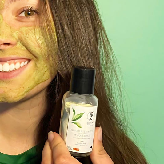 Matcha Organic Cleansing Powder and Face Mask - Pure n' Bio