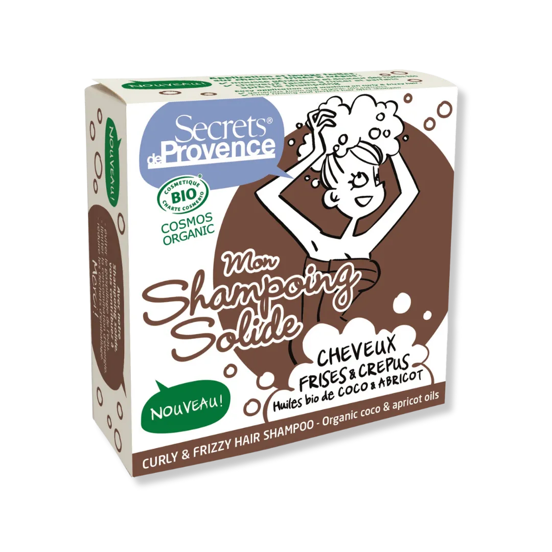 Organic Coconut Oil Solid Shampoo for Curly Hair - Pure n' Bio