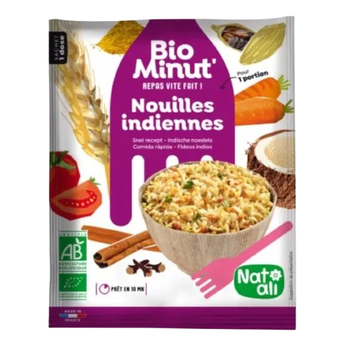Biominut' Organic Noodles - Quick and Delicious Meals - Pure n' Bio