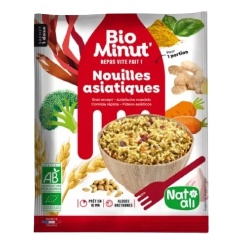 Biominut' Organic Noodles - Quick and Delicious Meals - Pure n' Bio