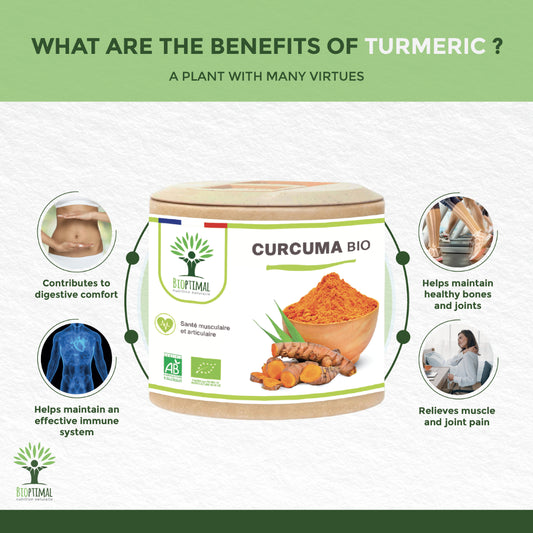 Turmeric Mobility & Flexibility Food Supplement - Pure n' Bio