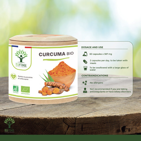 Turmeric Mobility & Flexibility Food Supplement - Pure n' Bio