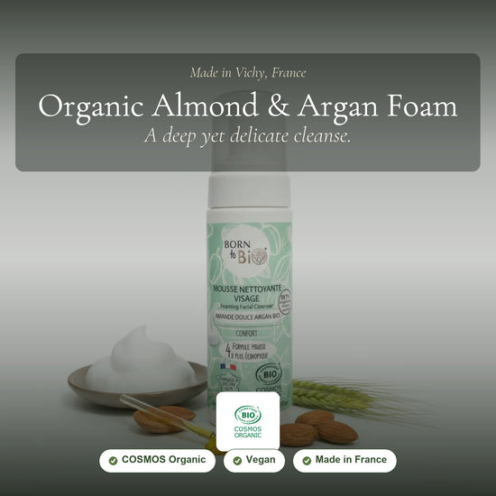 Organic Almond & Argan Face Cleansing Foam – slide 1