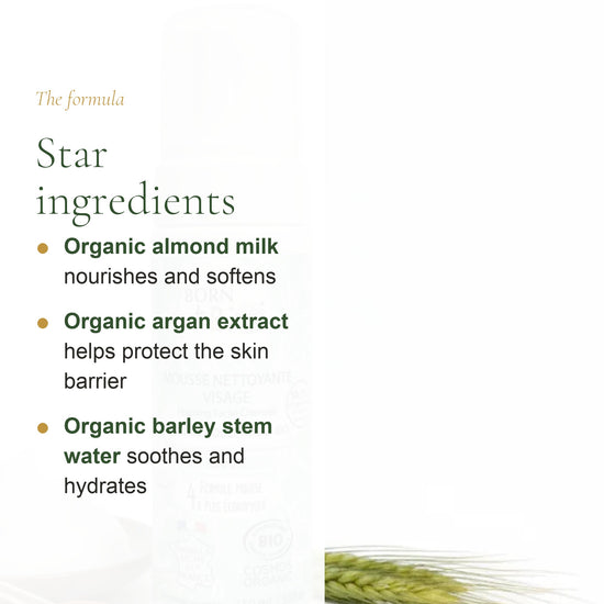 Organic Almond & Argan Face Cleansing Foam – slide 3