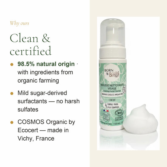 Organic Almond & Argan Face Cleansing Foam – slide 4