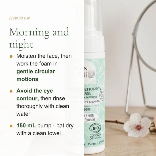 Organic Almond & Argan Face Cleansing Foam – slide 6
