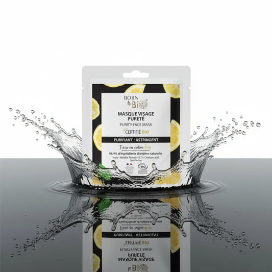 Organic Purity Cotton Face Mask – Made in Vichy, France | Born to Bio Vichy