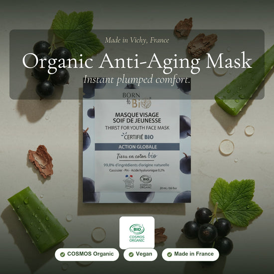 Organic Anti-Aging Cotton Face Mask – slide 1