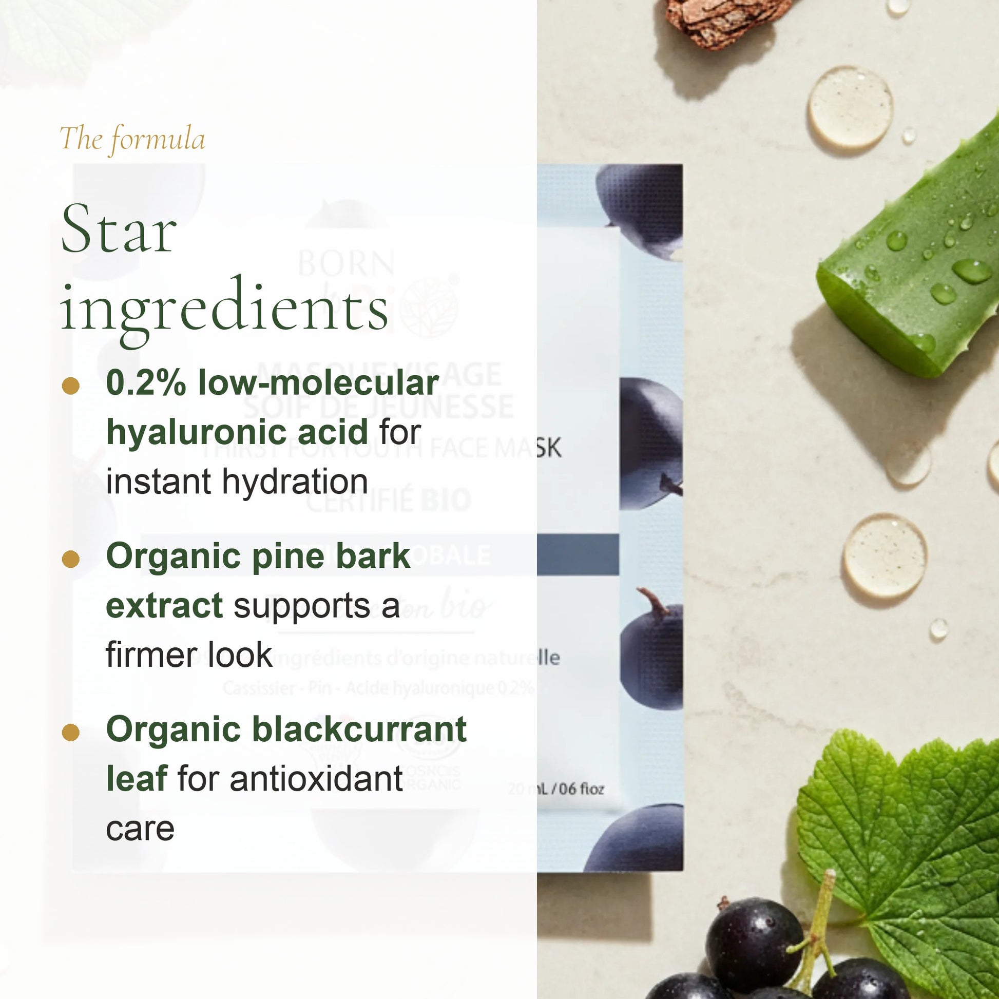 Organic Anti-Aging Cotton Face Mask – slide 3