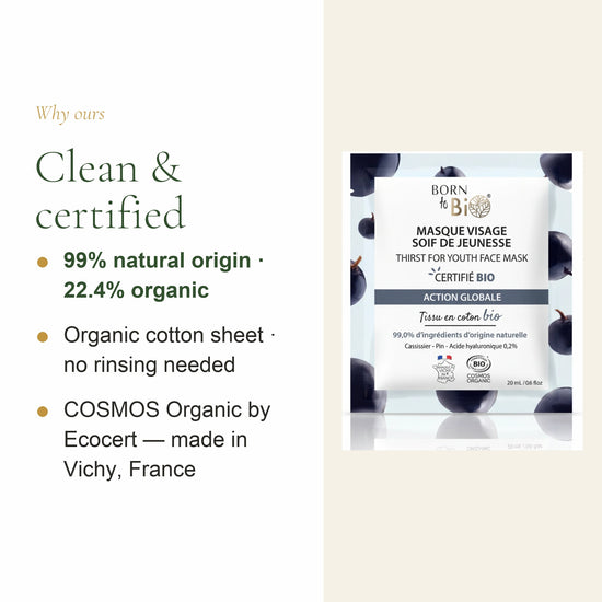 Organic Anti-Aging Cotton Face Mask – slide 4