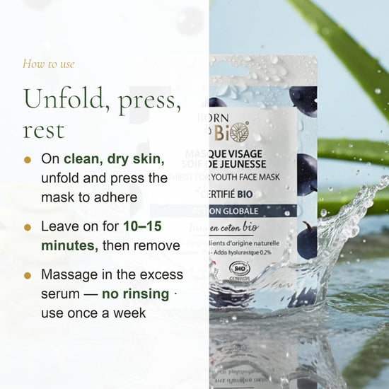 Organic Anti-Aging Cotton Face Mask – slide 6