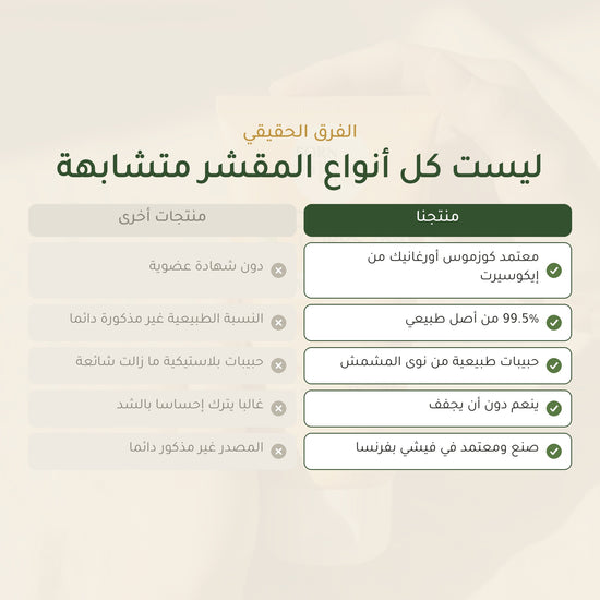 مقشّر الجسم بنواة المشمش – مُعتمد عضويًا | بورن تو بيو فيشي – شريحة 5