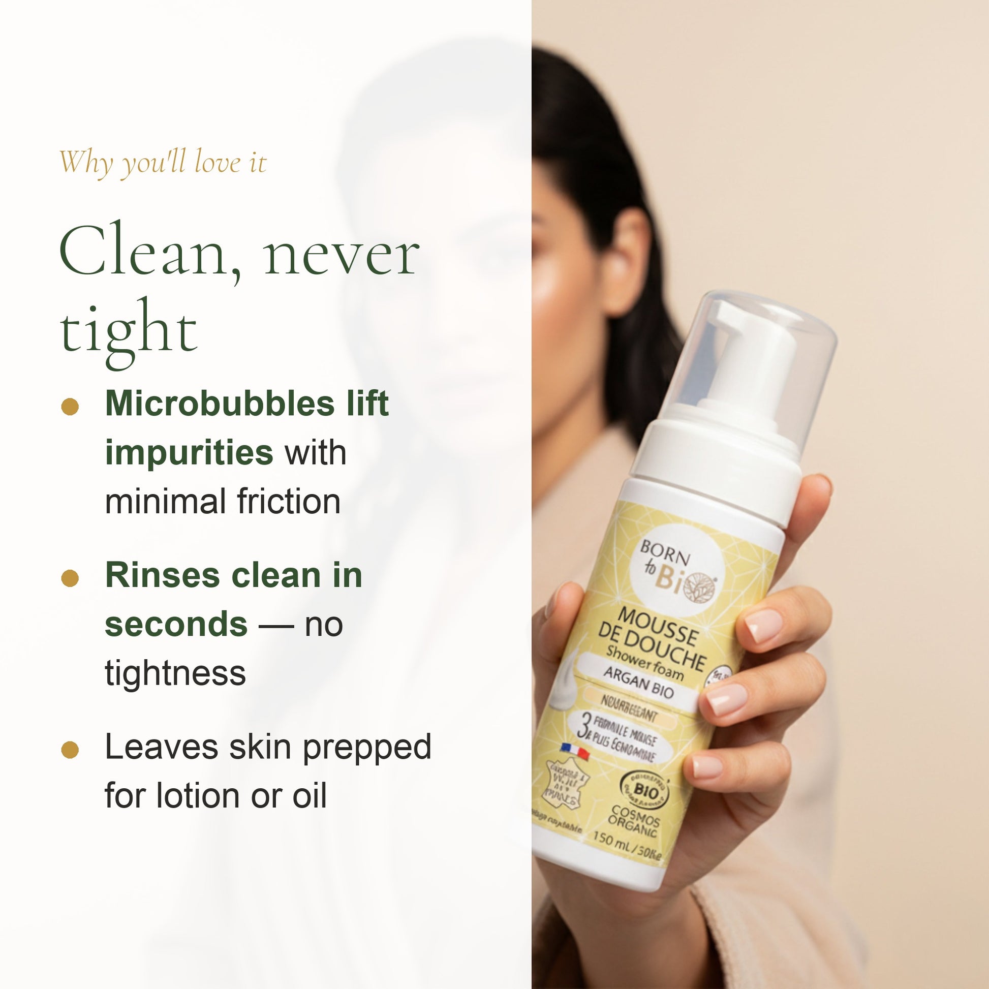 Organic Argan Shower Foam – slide 2