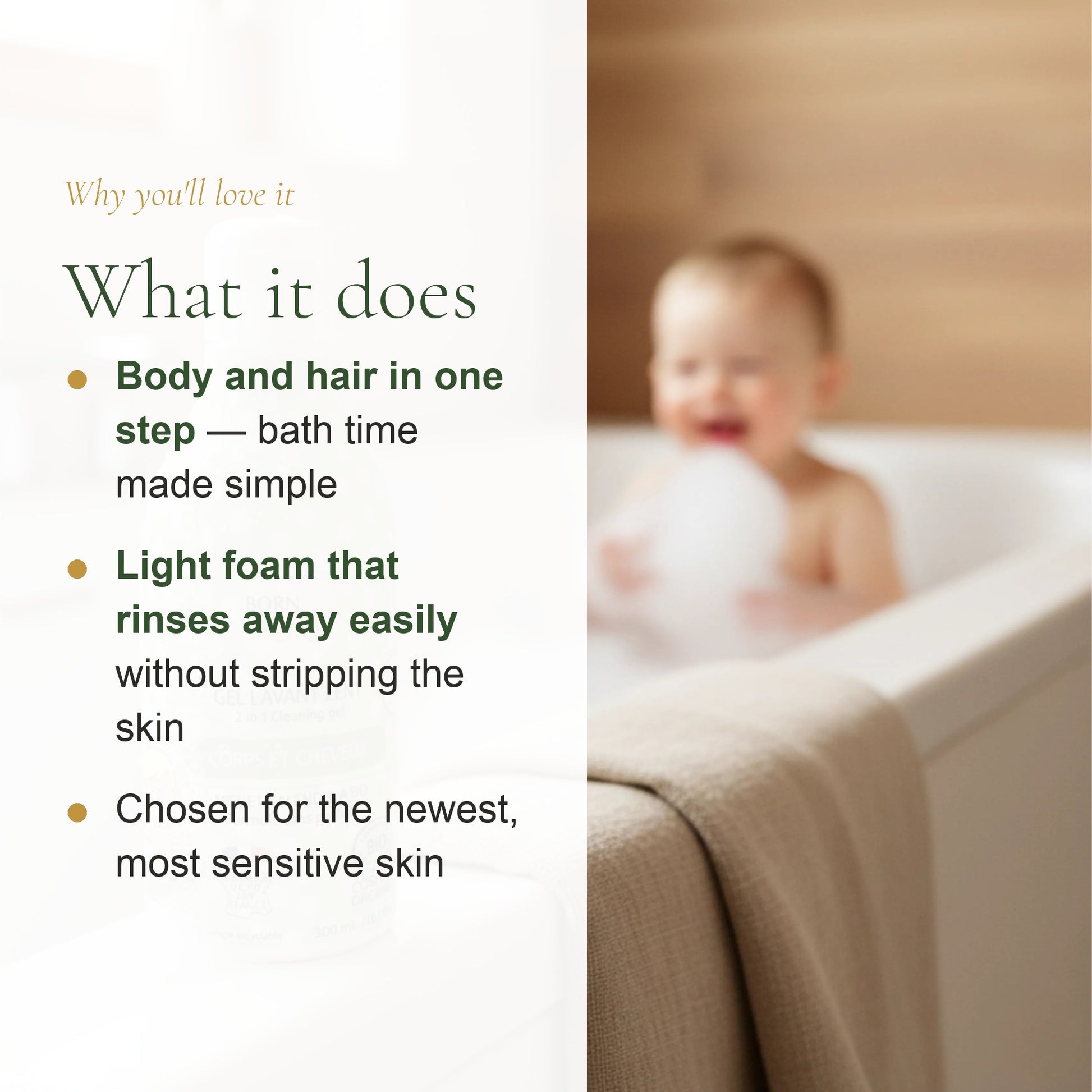 Organic 2-in-1 Baby Cleansing Gel – slide 2
