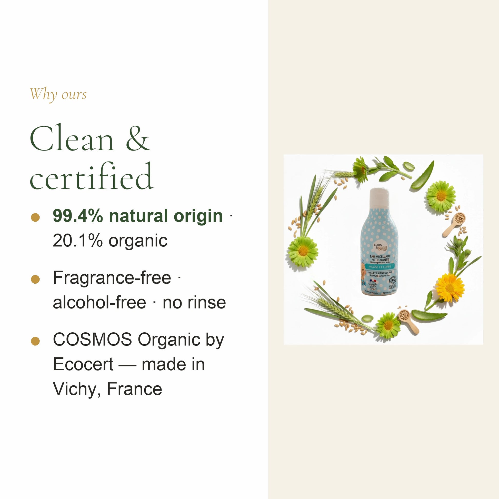 Organic Micellar Cleansing Water for Baby – slide 4