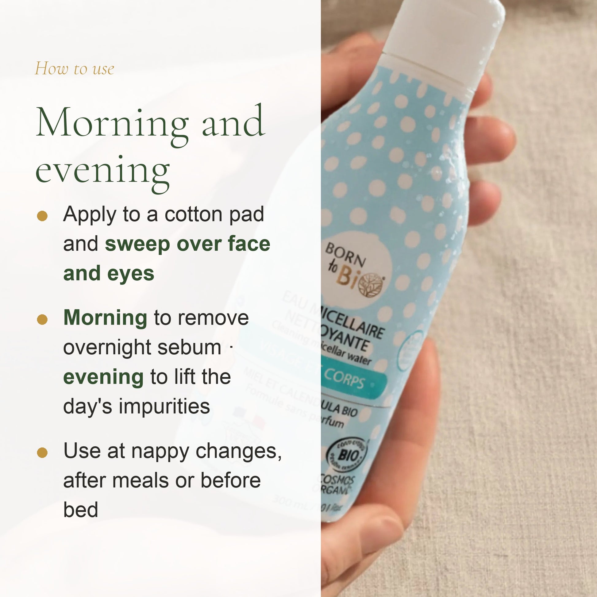 Organic Micellar Cleansing Water for Baby – slide 6