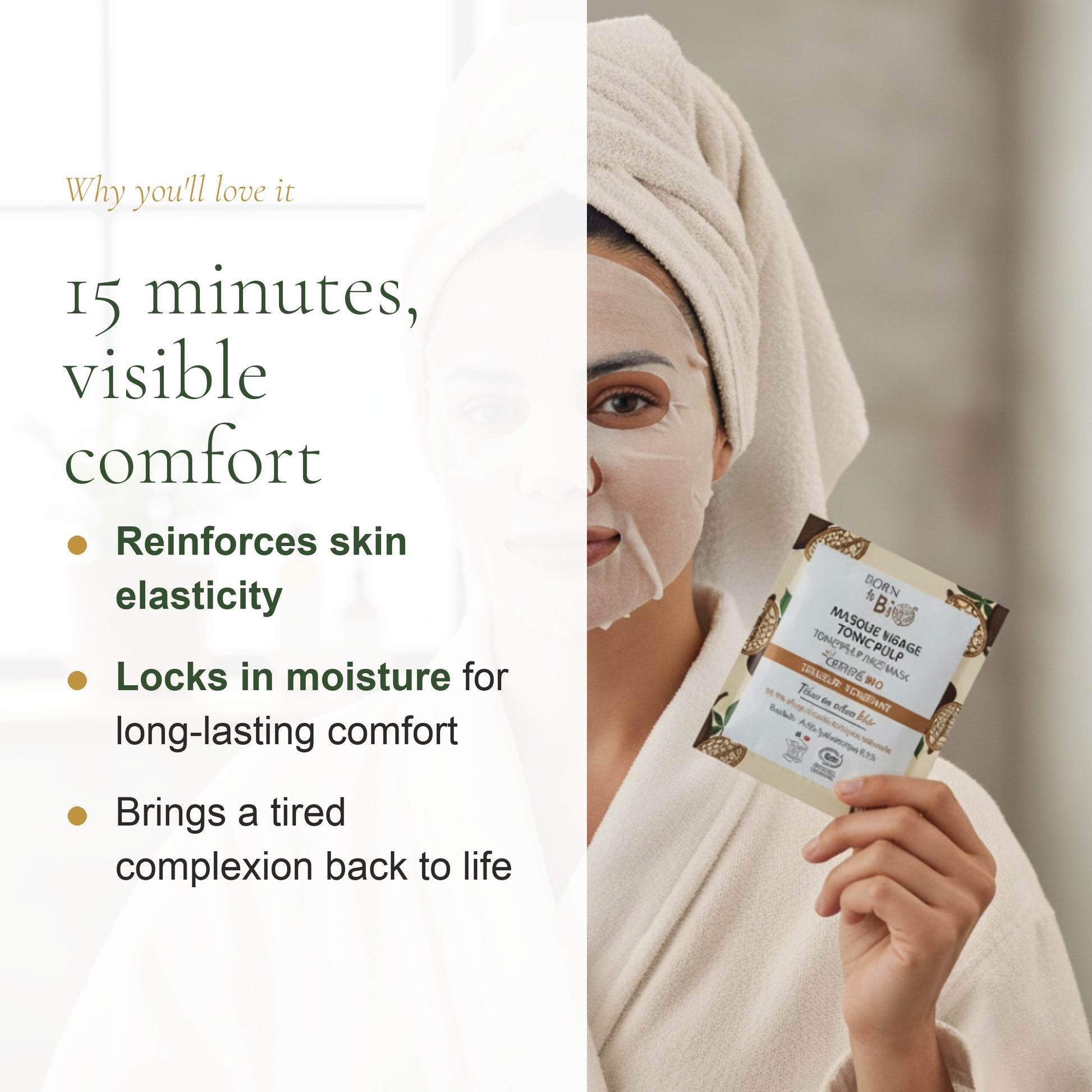 Organic Cotton Mask with Baobab Extract – slide 2