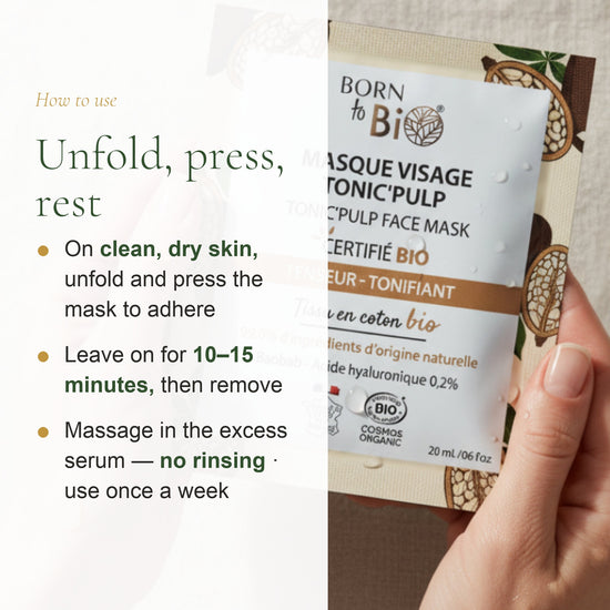 Organic Cotton Mask with Baobab Extract – slide 6