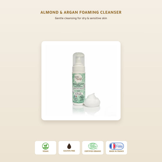 [EN] Organic Almond & Argan Face Cleansing Foam | Born to Bio Vichy – slide 1