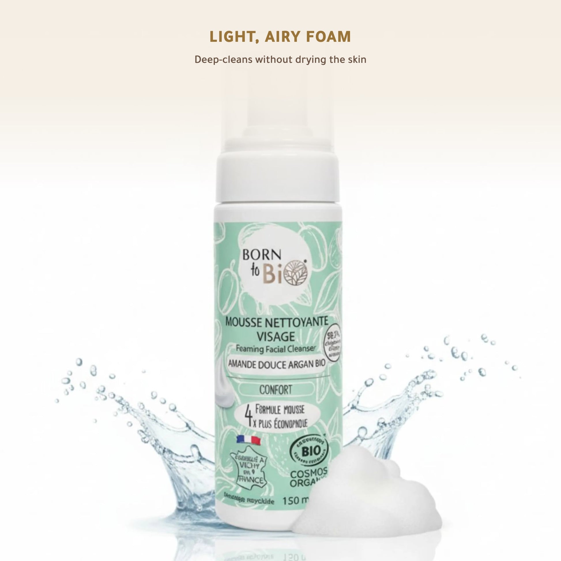 [EN] Organic Almond & Argan Face Cleansing Foam | Born to Bio Vichy – slide 6