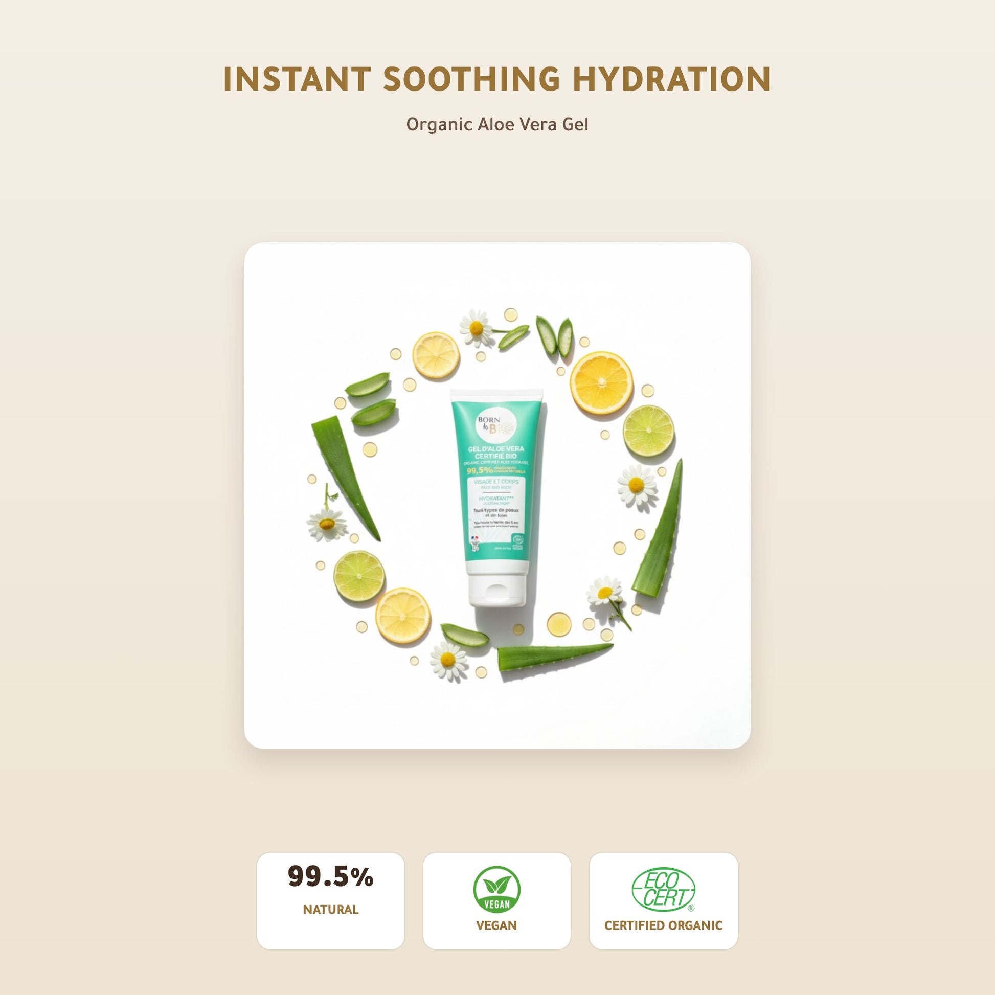 [EN] Organic Aloe Vera Gel – Certified Organic | Born to Bio Vichy – slide 1