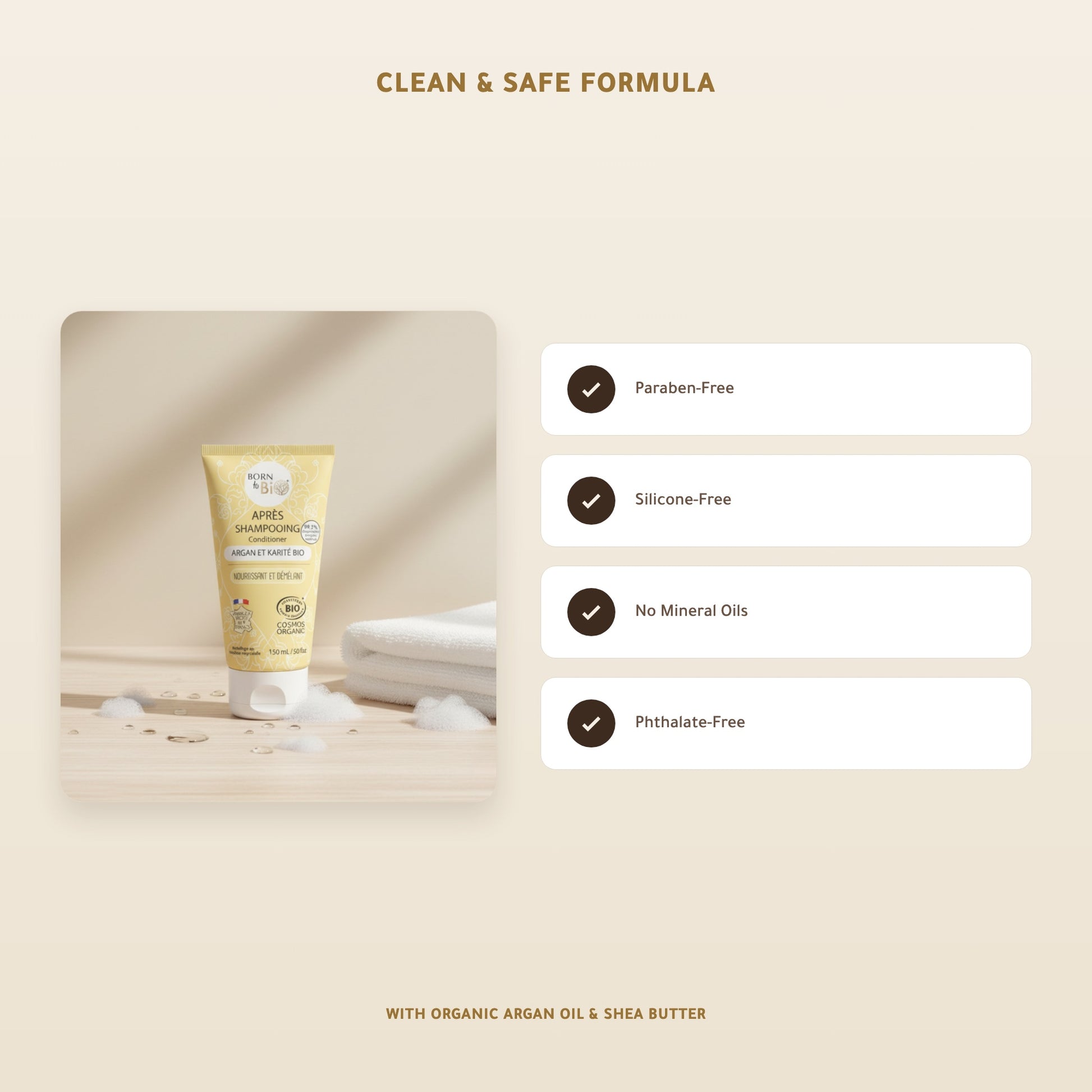 [EN] Argan & Shea Conditioner – Certified Organic | Born to Bio Vichy – slide 2