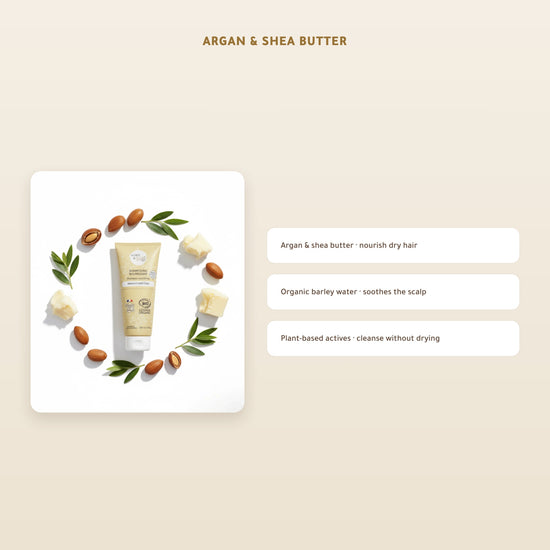 Organic Nourishing Argan & Shea Shampoo for Dry Hair – Certified Organic | Born to Bio Vichy – slide 3