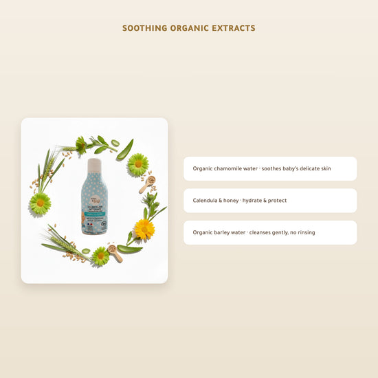 Organic Micellar Cleansing Water for Baby – Certified Organic | Born to Bio Vichy – slide 3