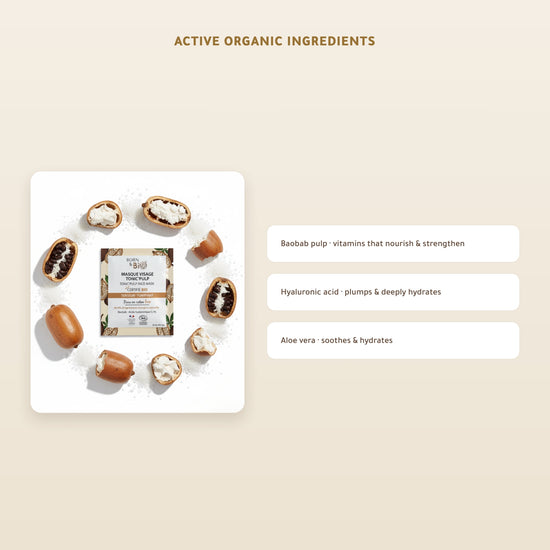 [EN] Organic Cotton Mask with Baobab Extract – Certified Organic | Born to Bio Vichy – slide 3