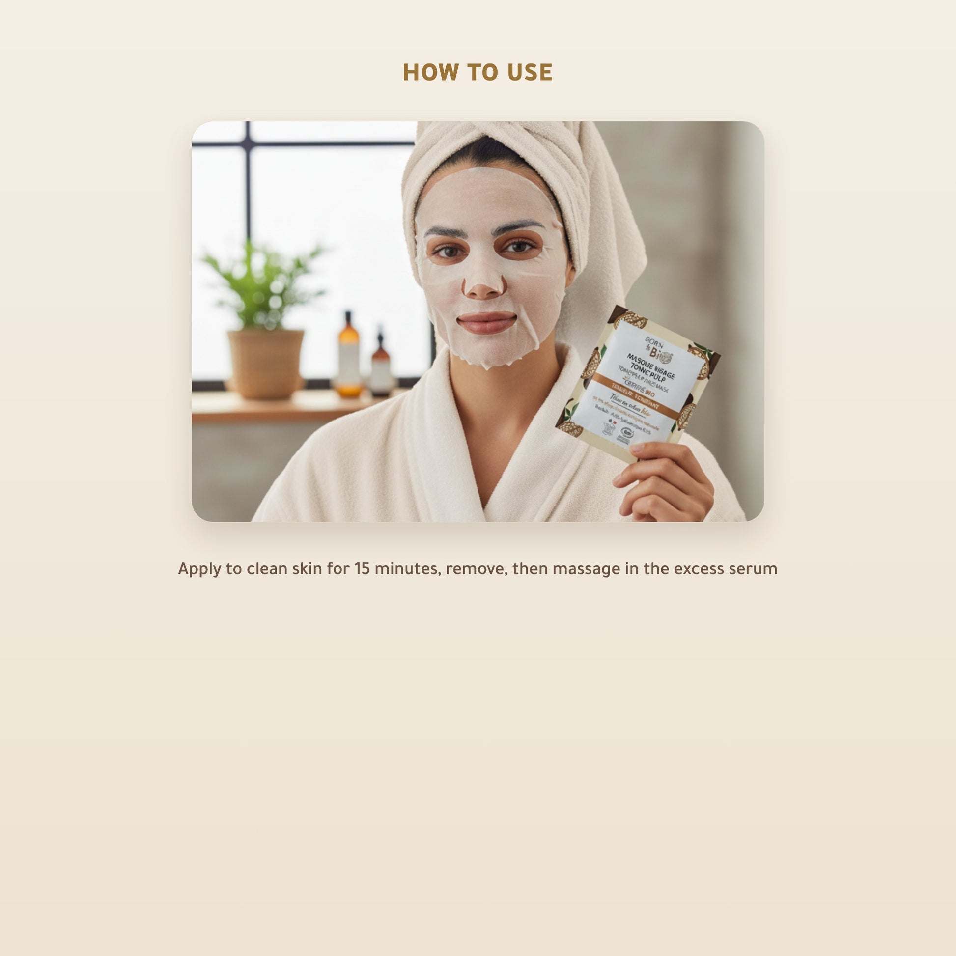 [EN] Organic Cotton Mask with Baobab Extract – Certified Organic | Born to Bio Vichy – slide 4